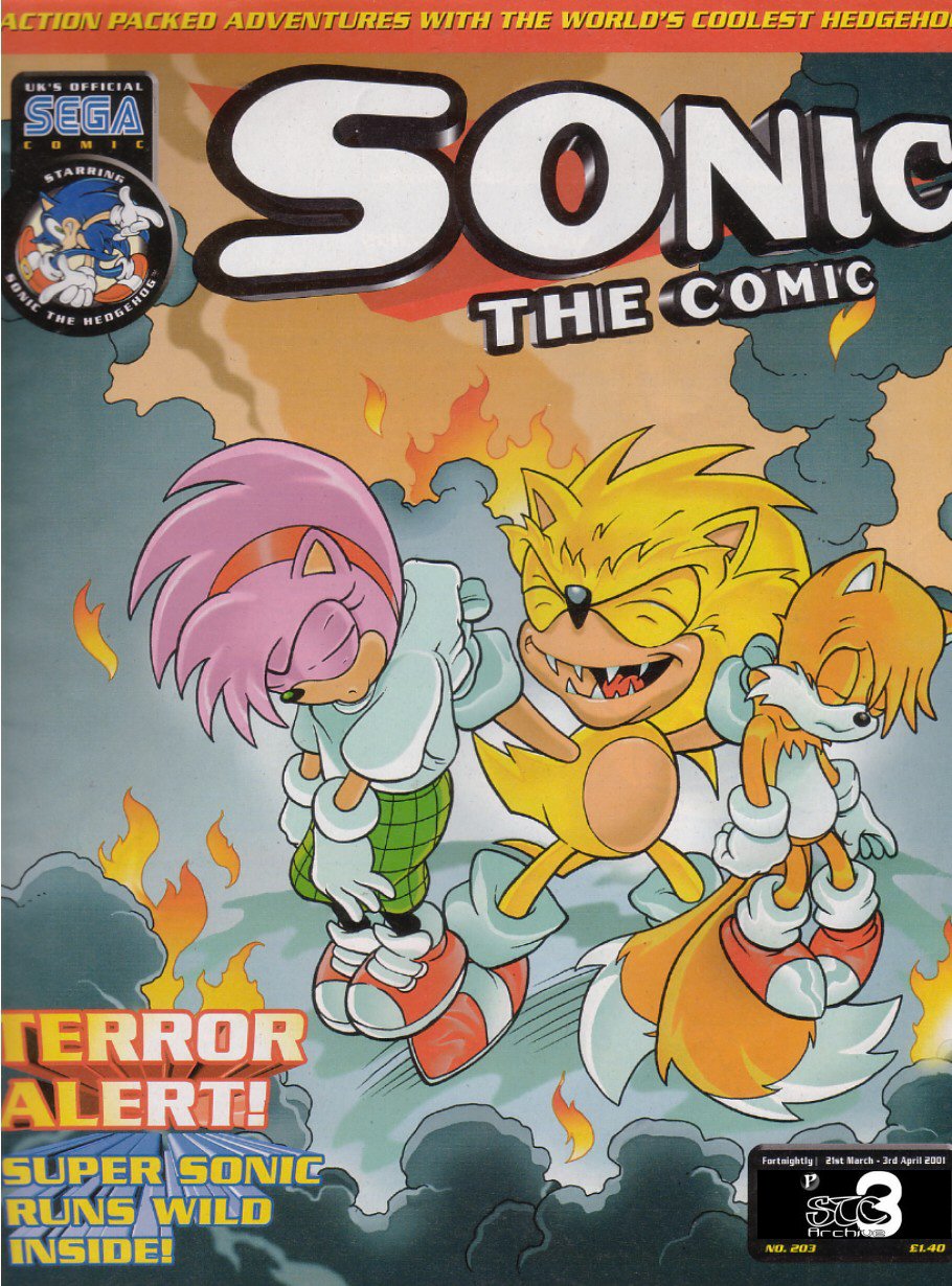 Fleetway Sonic the Comic 203 - Read Sonic the Comic Online
